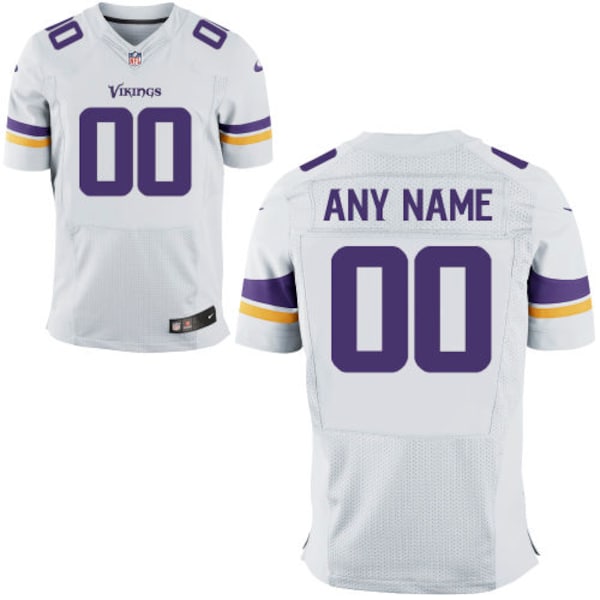 Minnesota Vikings Nike Custom Elite Jersey - White