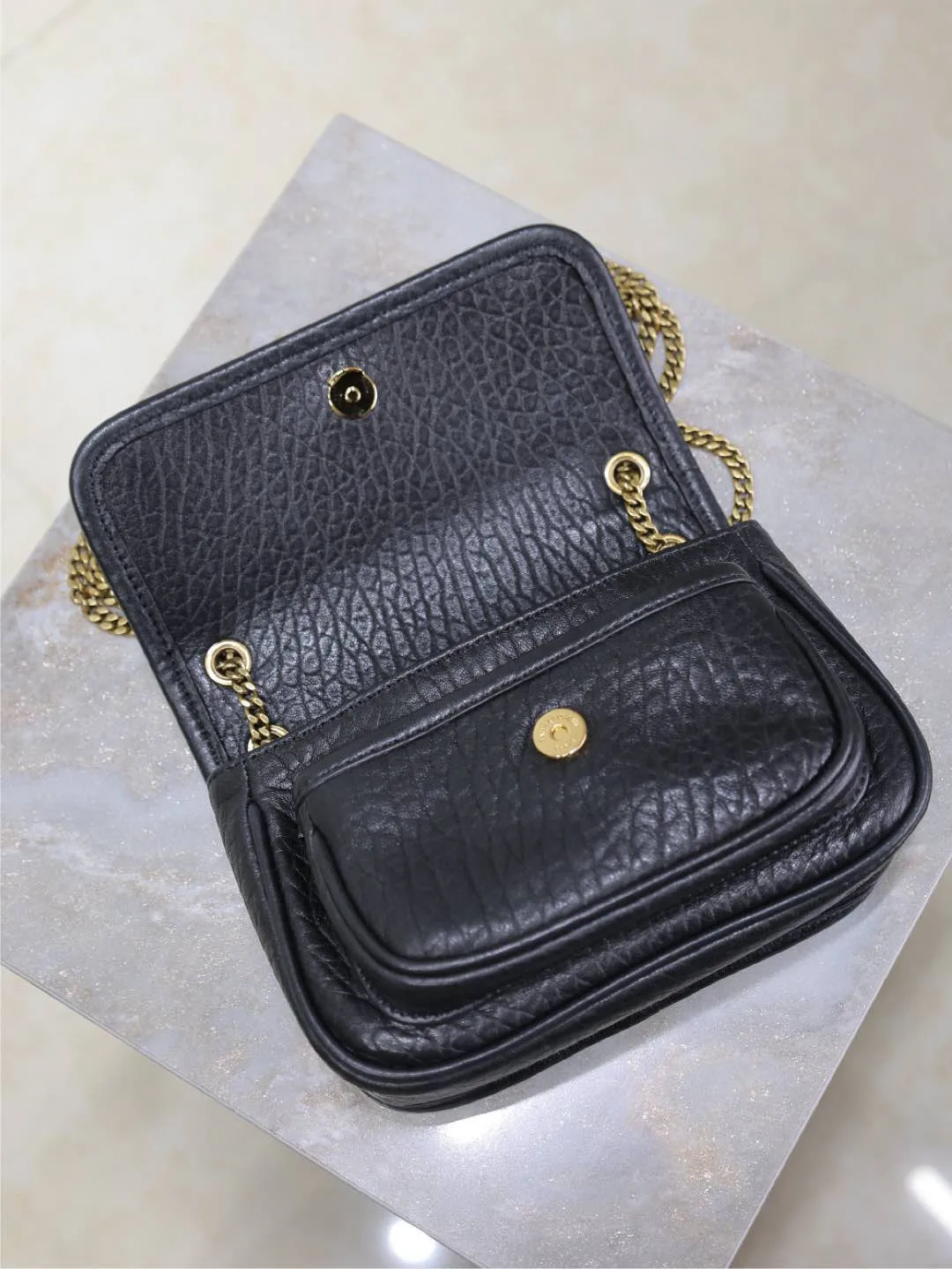 Saint Laurent Niki Black Lambskin Crossbody Bag product photo from LabelPicks