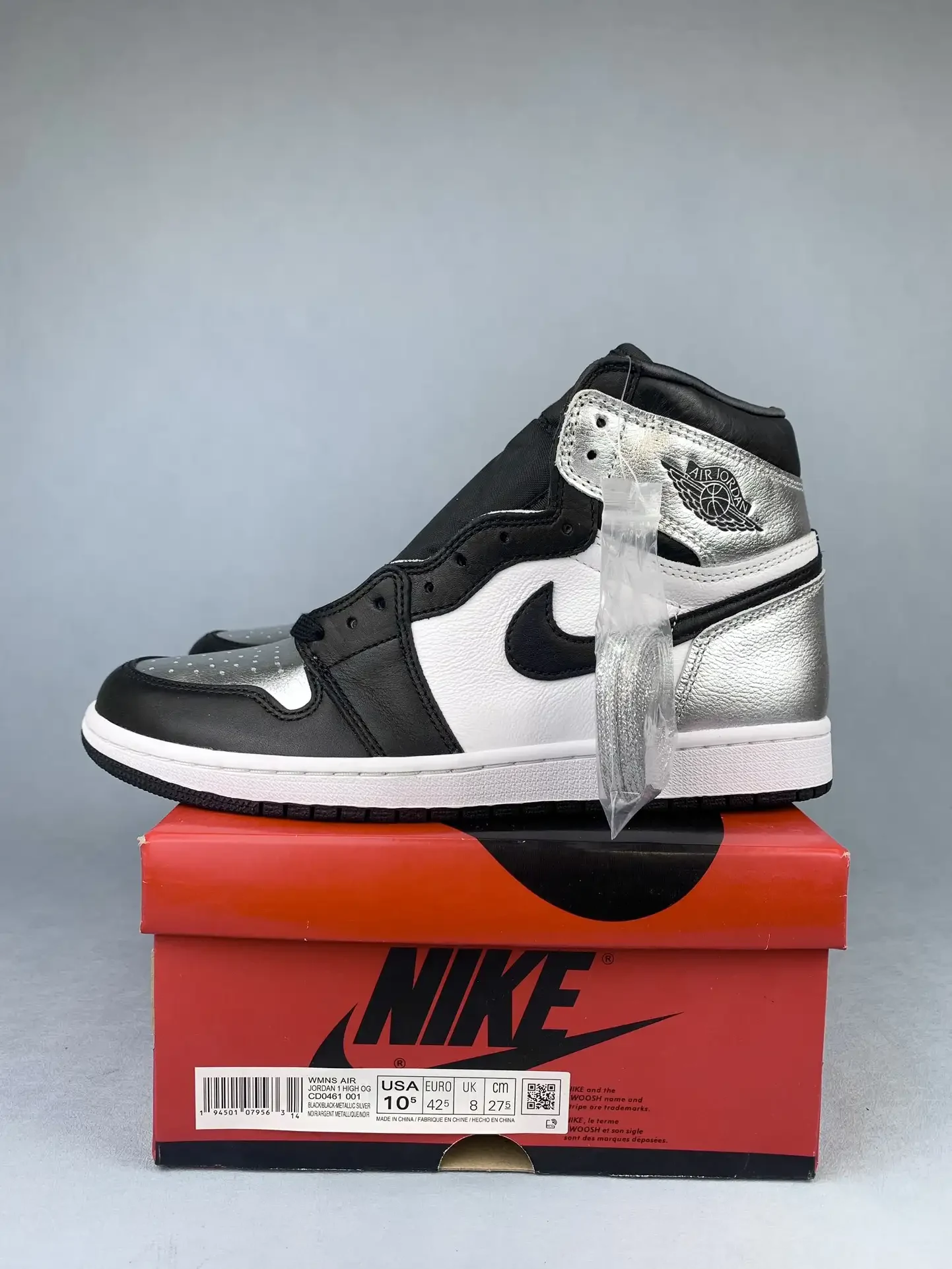 Air Jordan 1 High OG “Silver Toe” Shoes product photo from LabelPicks