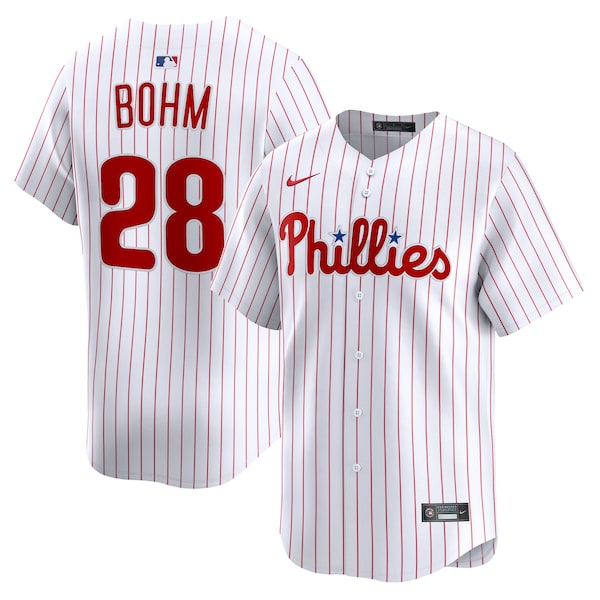 Alec Bohm Philadelphia Phillies Nike Alternate Limited Player Jersey - White