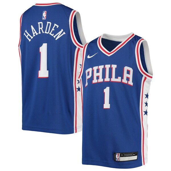 James Harden Philadelphia 76ers Nike Youth Swingman Jersey - Icon Edition - Royal