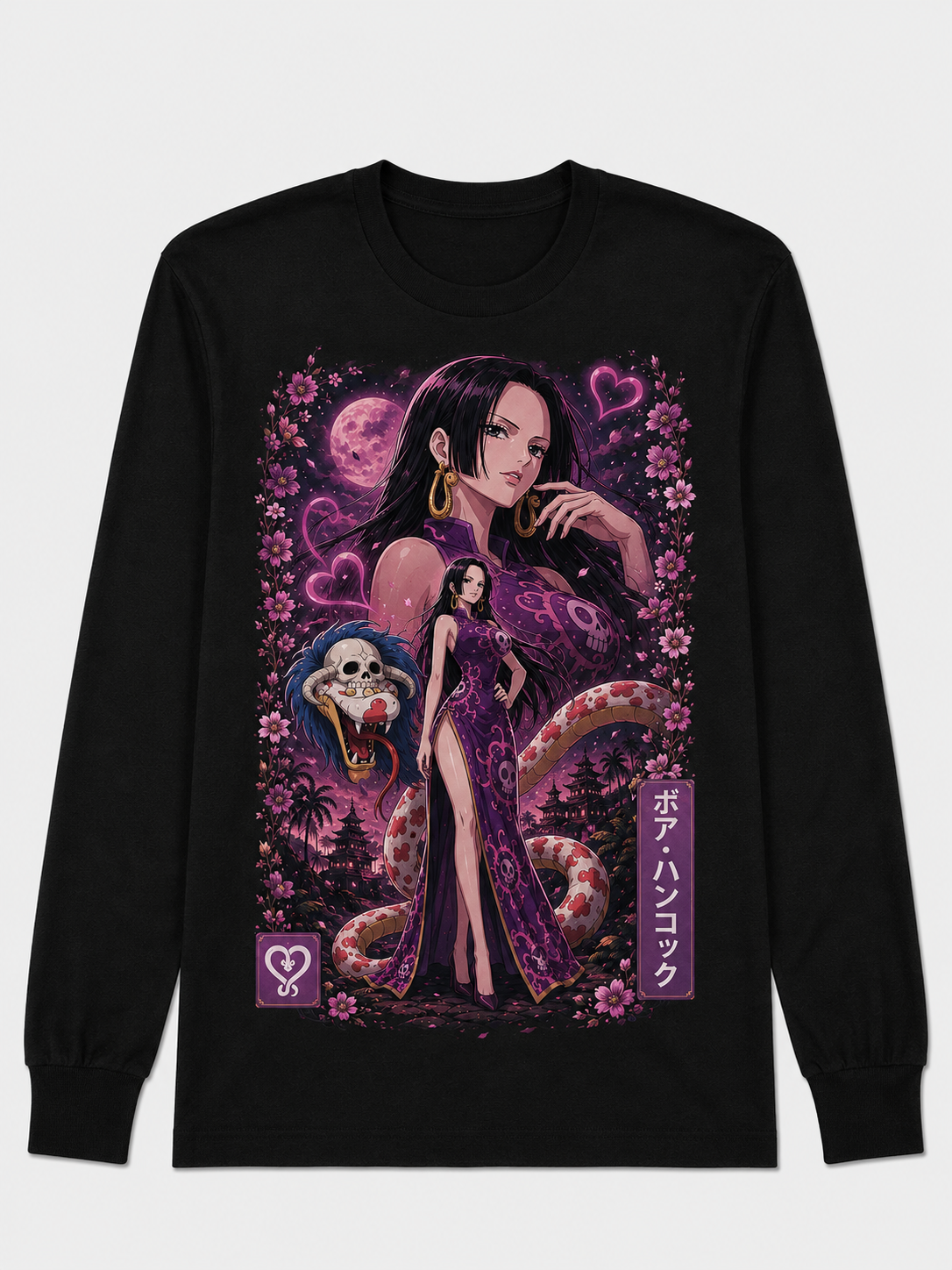 Remera Anime Boa Hancock One Piece Manga Corta