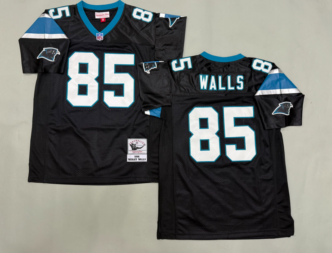 Wesley Walls Carolina Panthers Authentic Throwback Retired Player Jersey