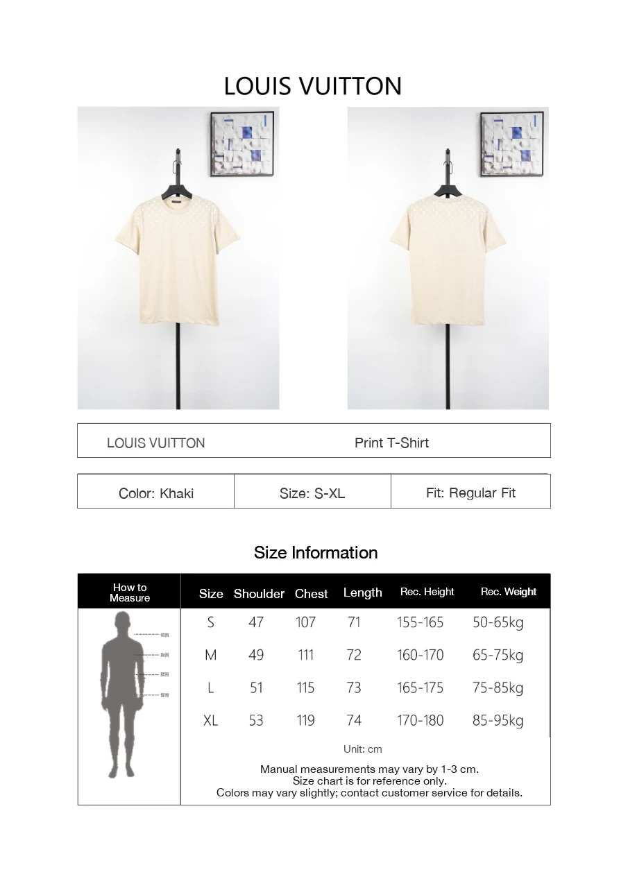 Louis Vuitton Beige Upper Gradient Monogram Print T-Shirt product photo from LabelPicks