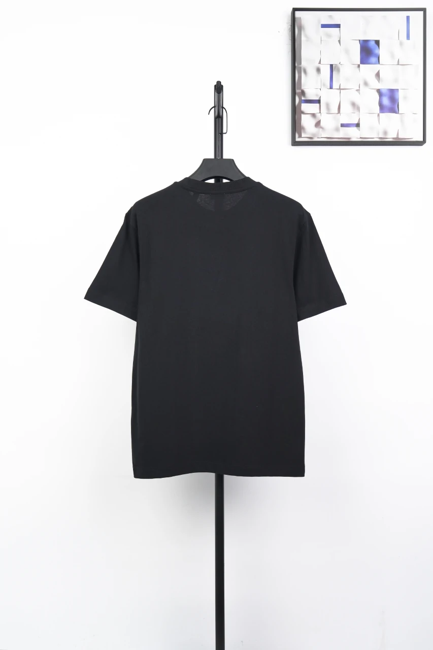 Burberry Black Equestrian Knight Embroidered Crewneck T-Shirt product photo from LabelPicks