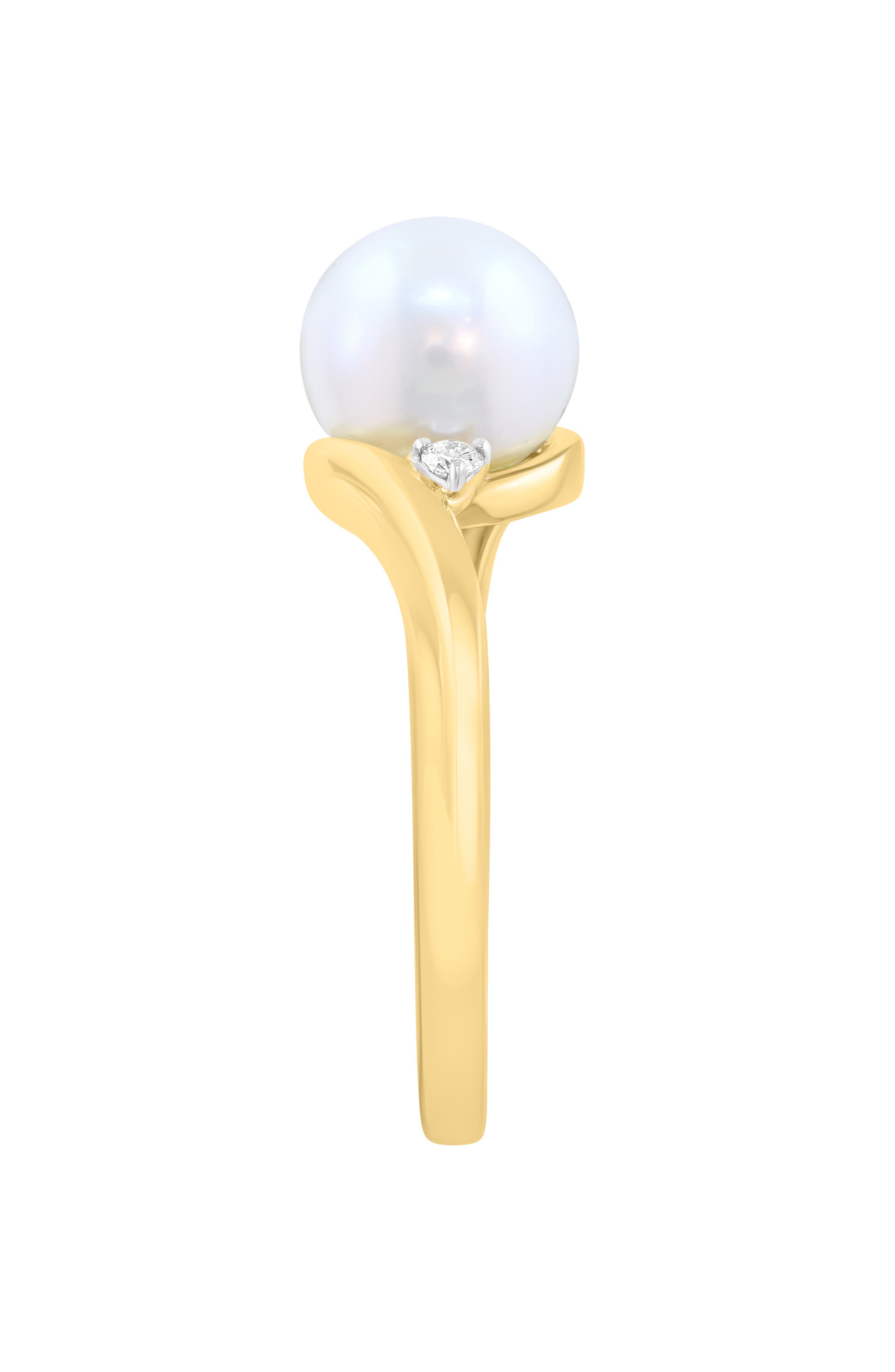 EFFY Freshwater Pearl & Diamond Ring