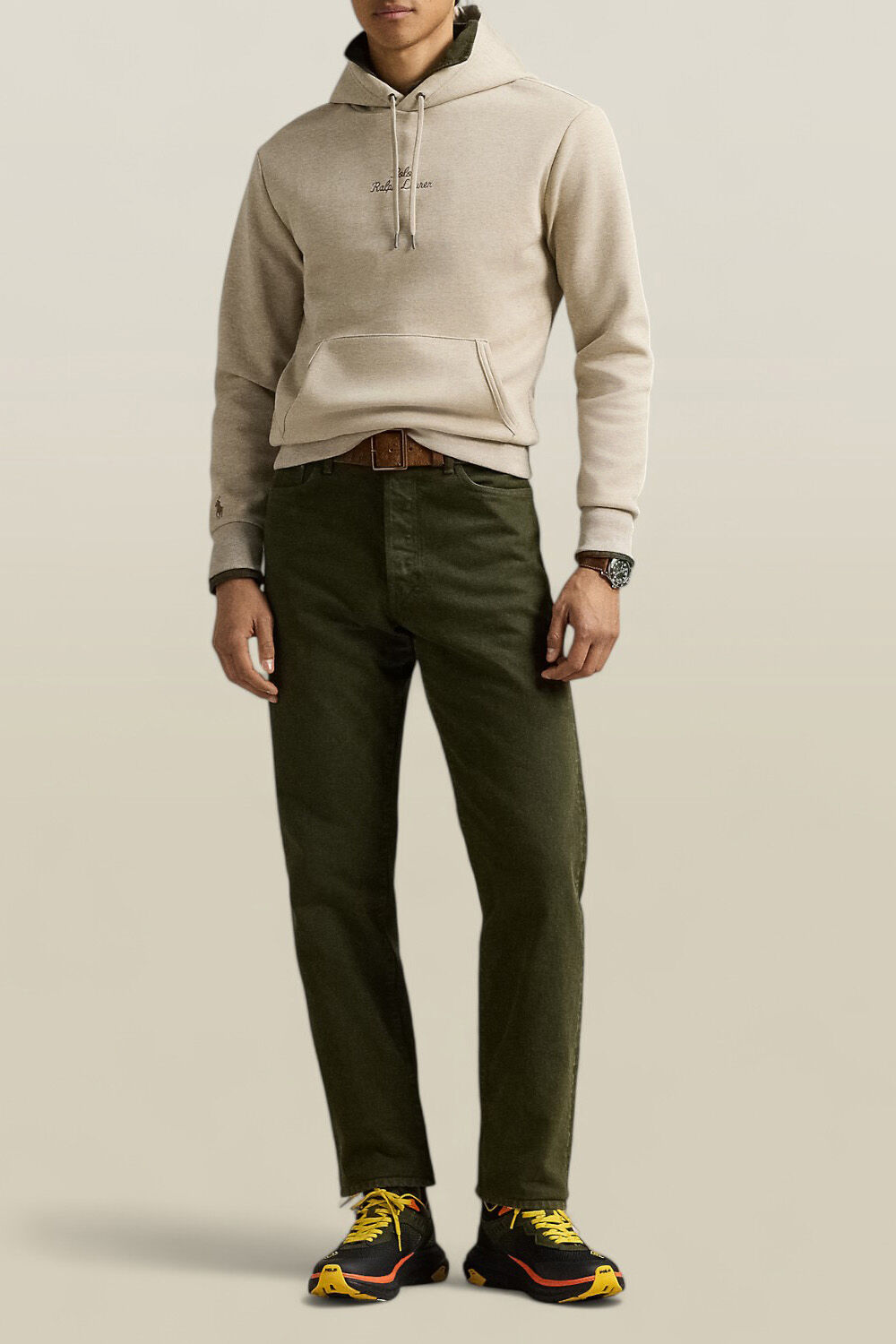 POLO RALPH LAUREN סווטשירט קפוצ'ון