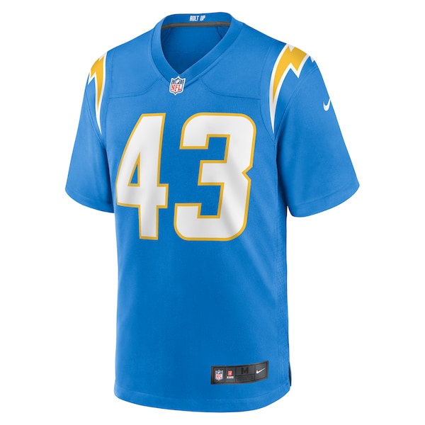 Troy Dye Los Angeles Chargers Nike  Game Jersey -  Powder Blue
