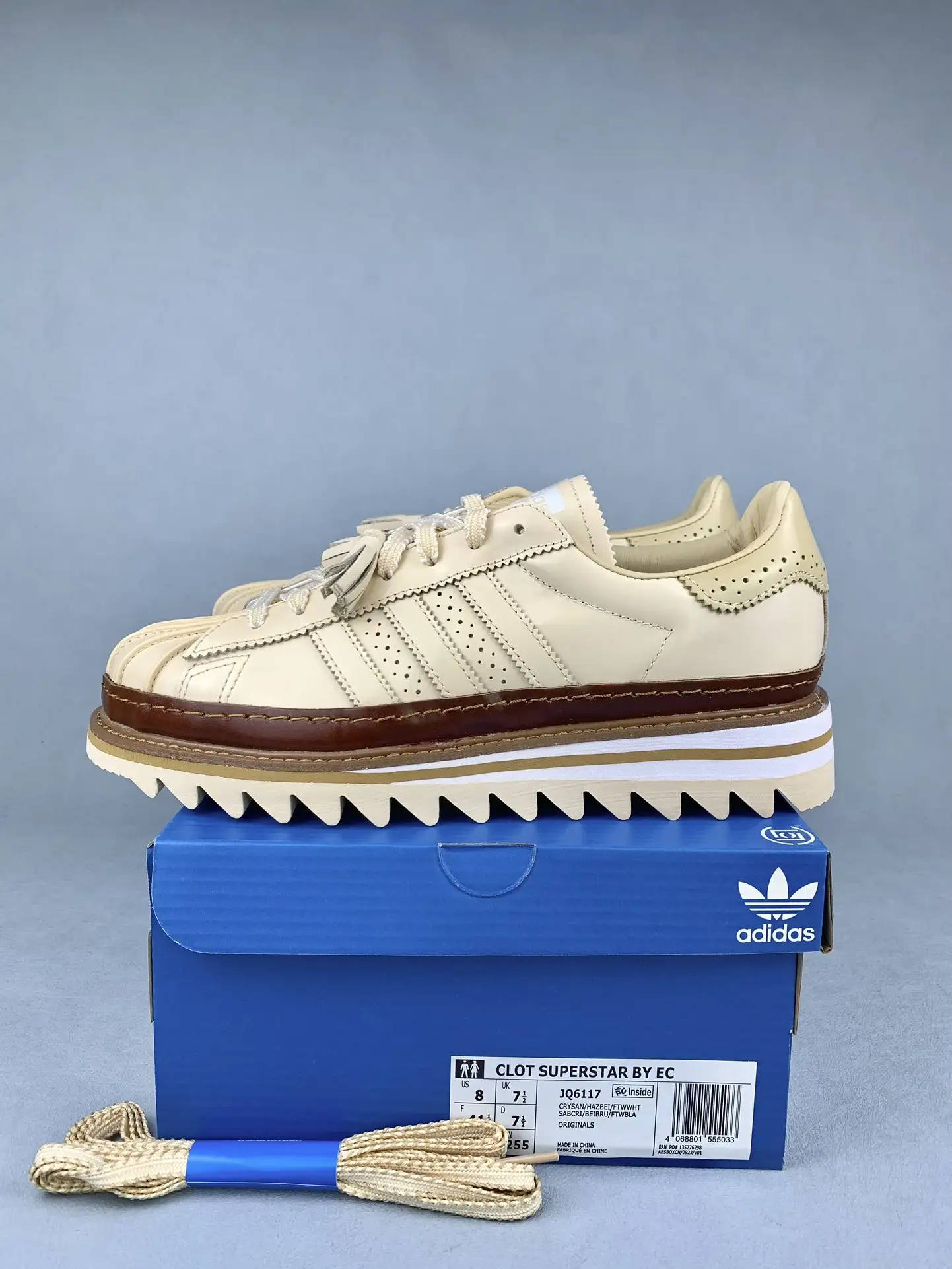 CLOT x adidas Superstar Crystal Sand Shoes product photo from LabelPicks