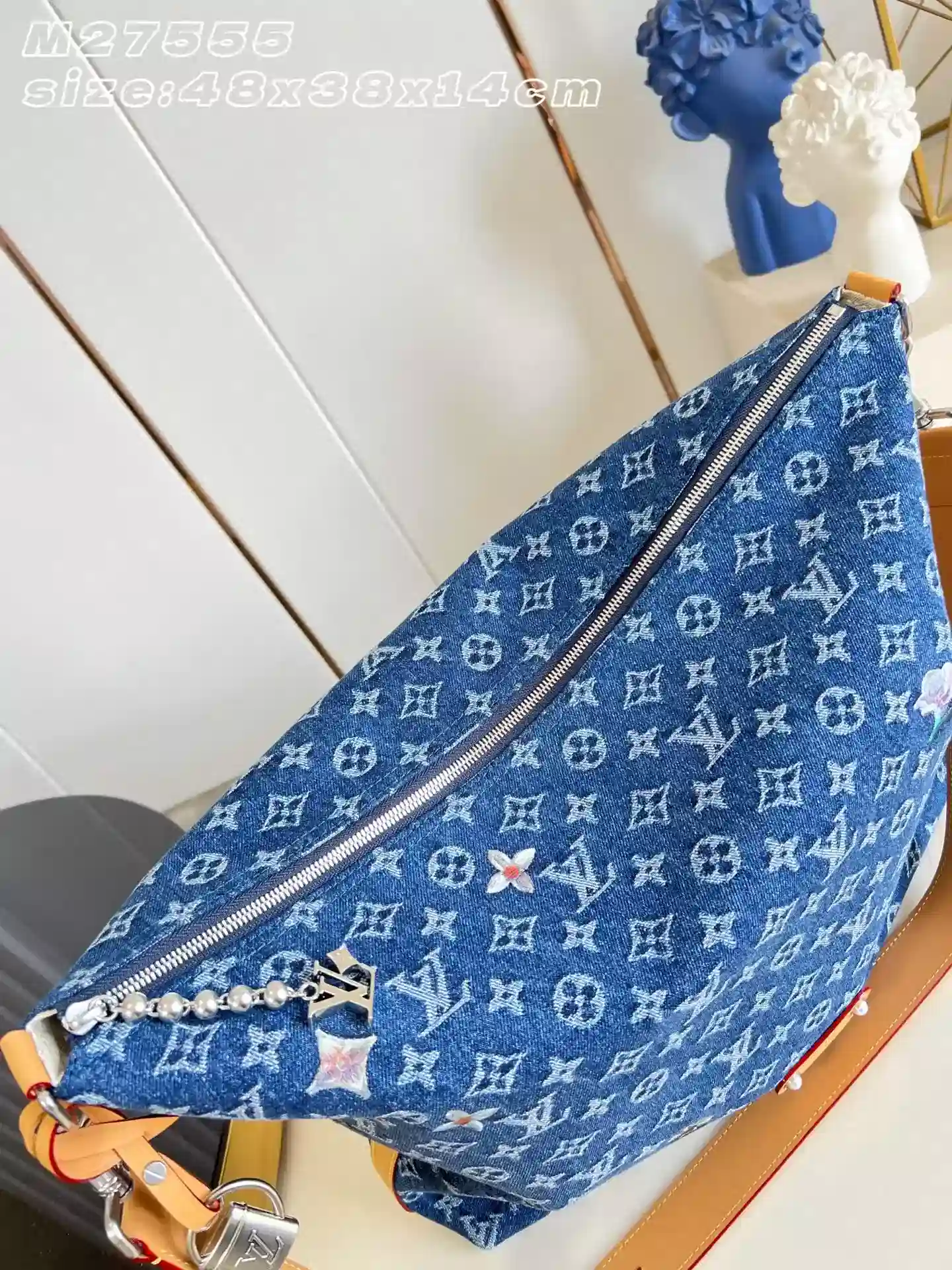 Louis Vuitton White Denim Hobo Bag product photo from LabelPicks
