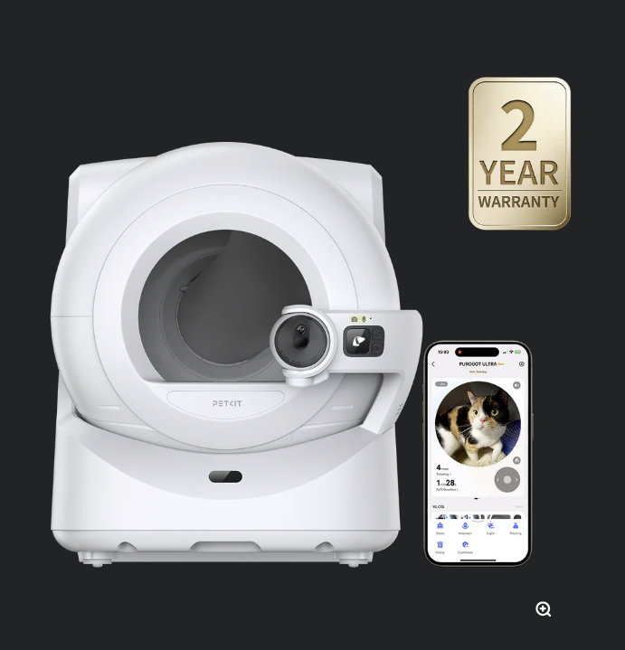 Petkit Cat Litter Ultra Camera AI Automatic Brand New - GreshamTech