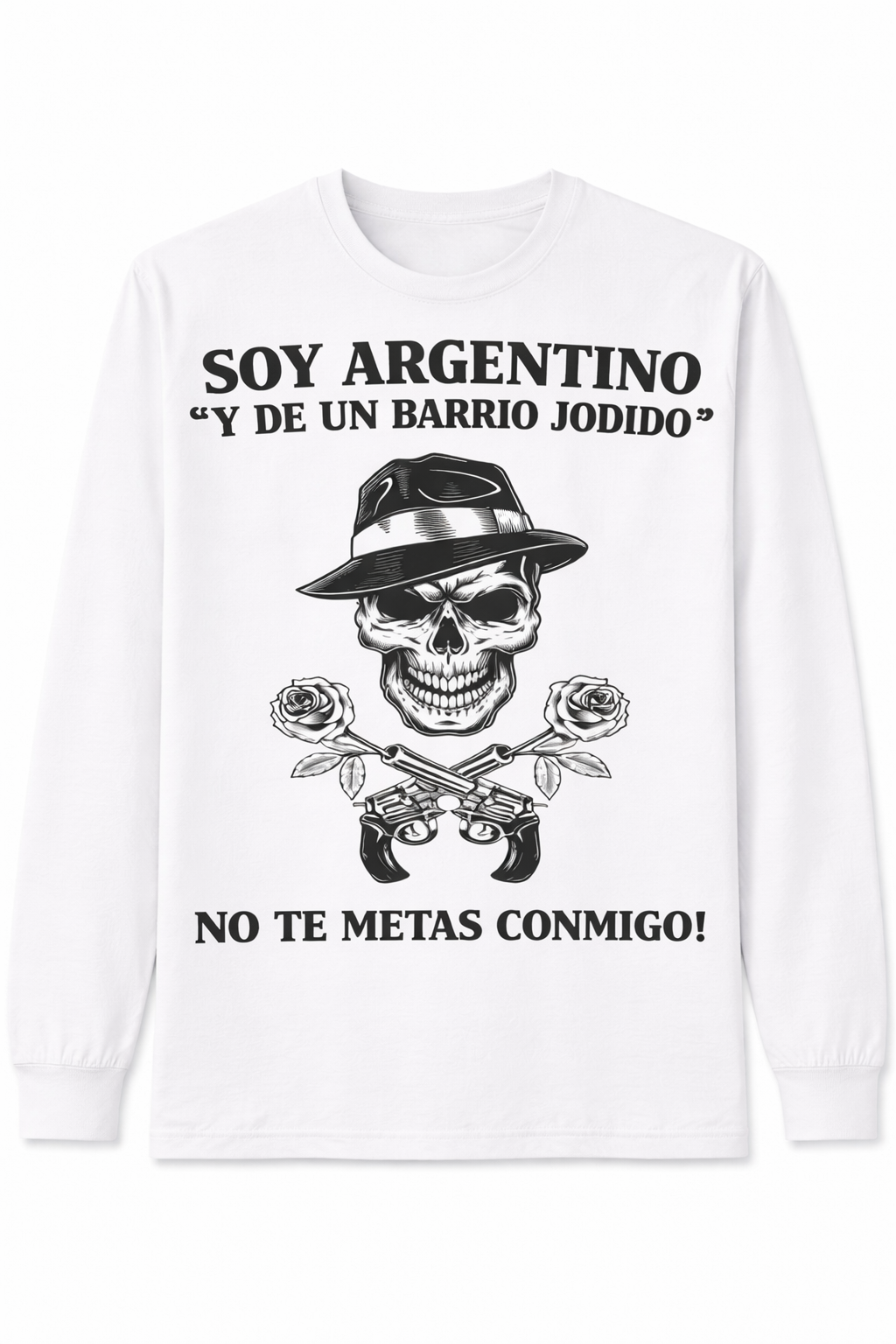 Remera “Rosa y Revolver” – Calle y Calavera