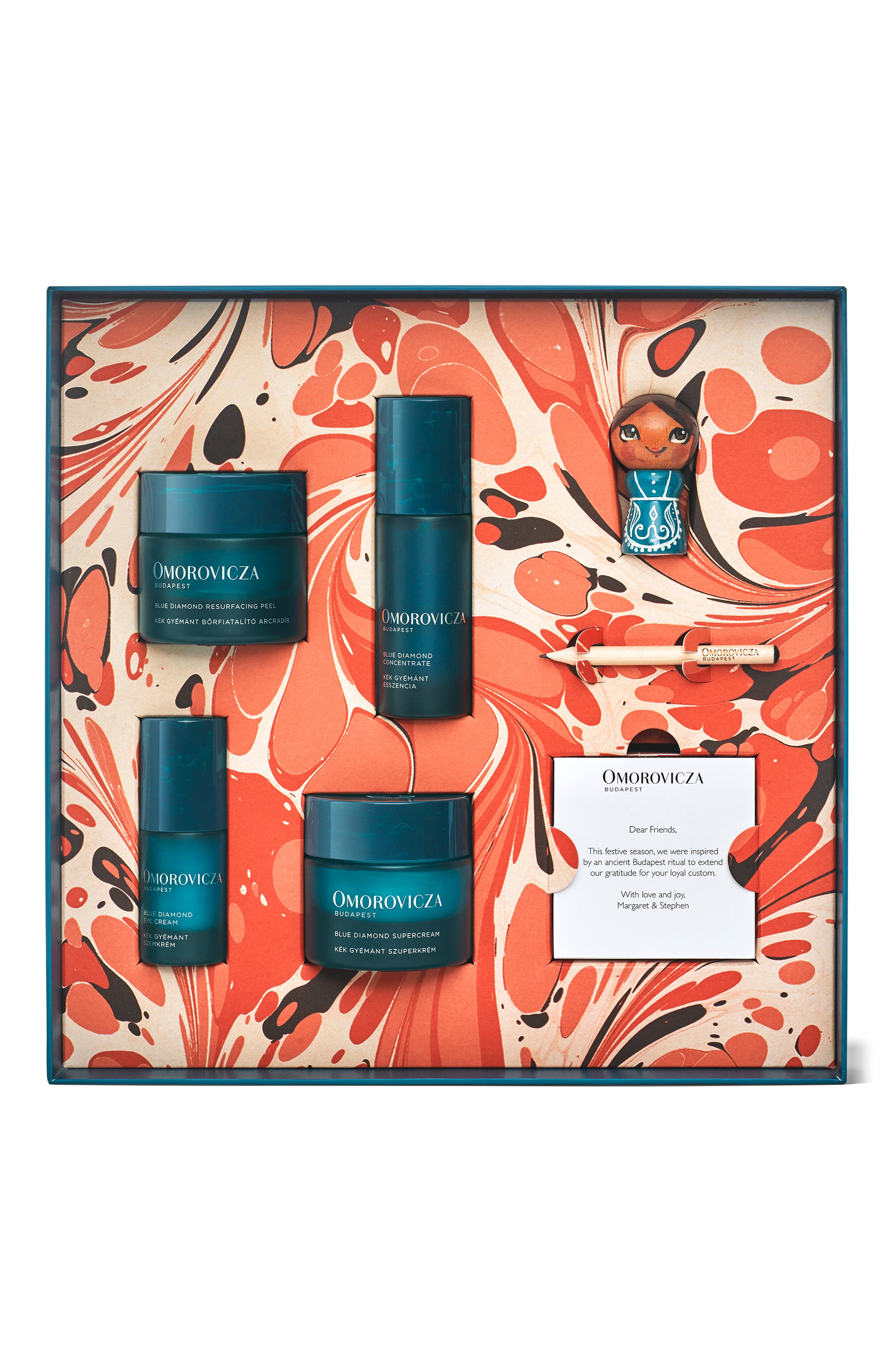 Omorovicza Blue Diamond Gratitude Set $1379 Value