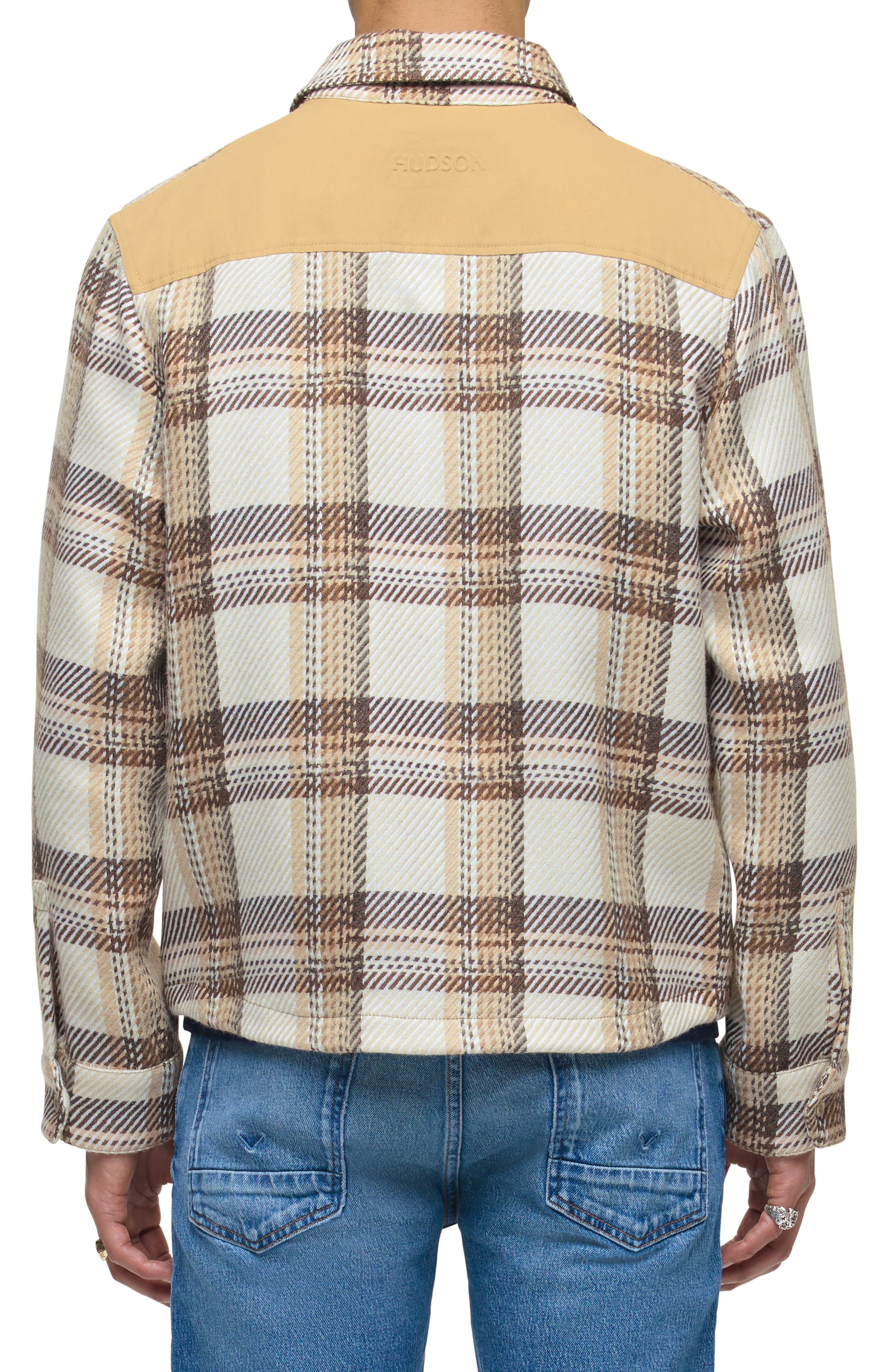 Hudson Jeans Plaid Shirt Jacket