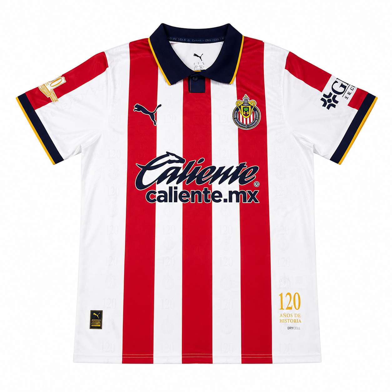 chivas de guadalajara shirt special version 26/27 red 120 anniversary version