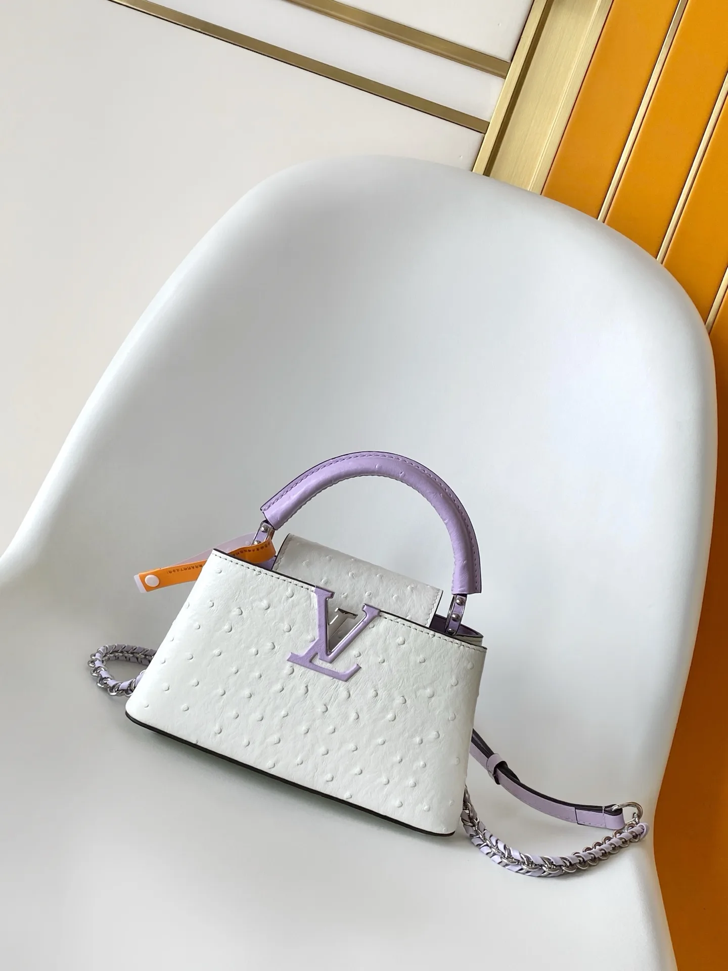 Louis Vuitton Capucines Black Grained Leather Top Handle Bag product photo from LabelPicks