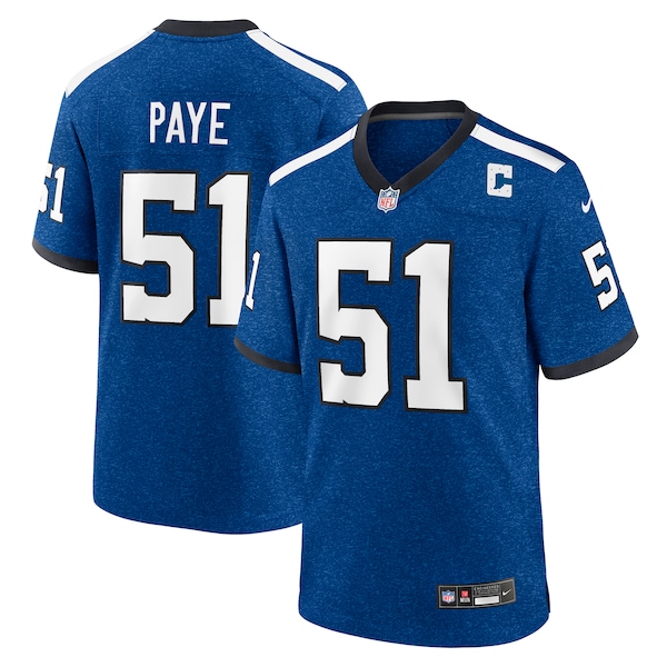 Kwity Paye Indianapolis Colts Nike Indiana Nights Alternate Game Jersey - Royal/Royal