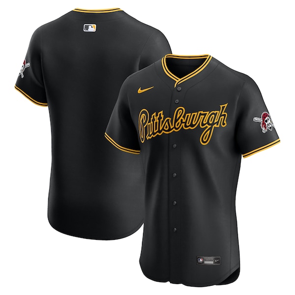 Pittsburgh Pirates Nike Alternate 2 Elite Jersey - Black