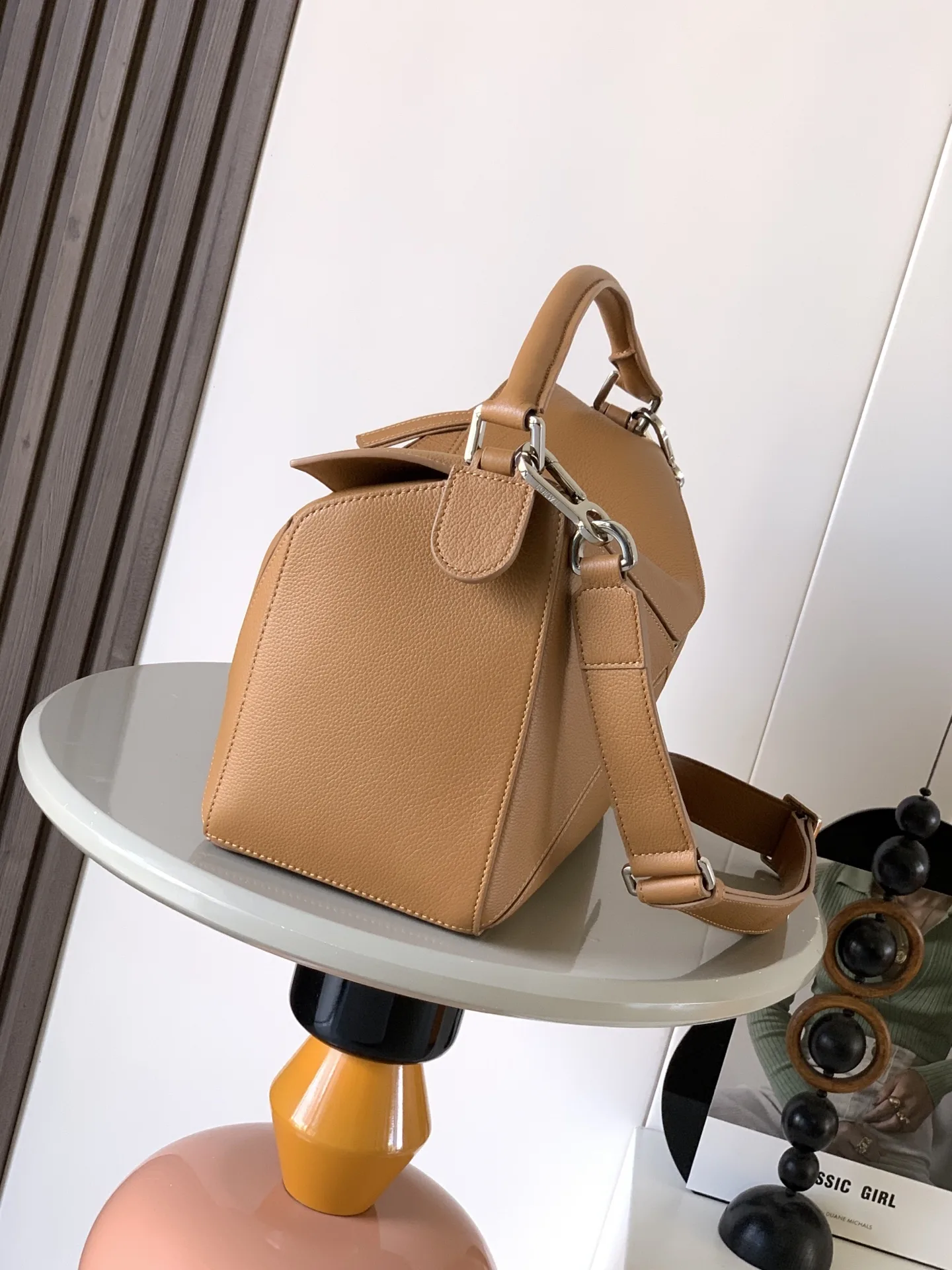Loewe Puzzle Brown Calfskin Crossbody Bag product photo from LabelPicks