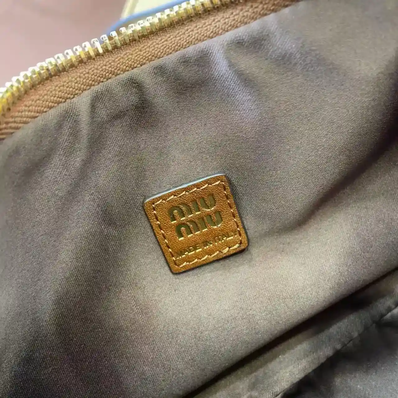 Miu Miu Brown Calfskin Hobo Bag product photo from LabelPicks