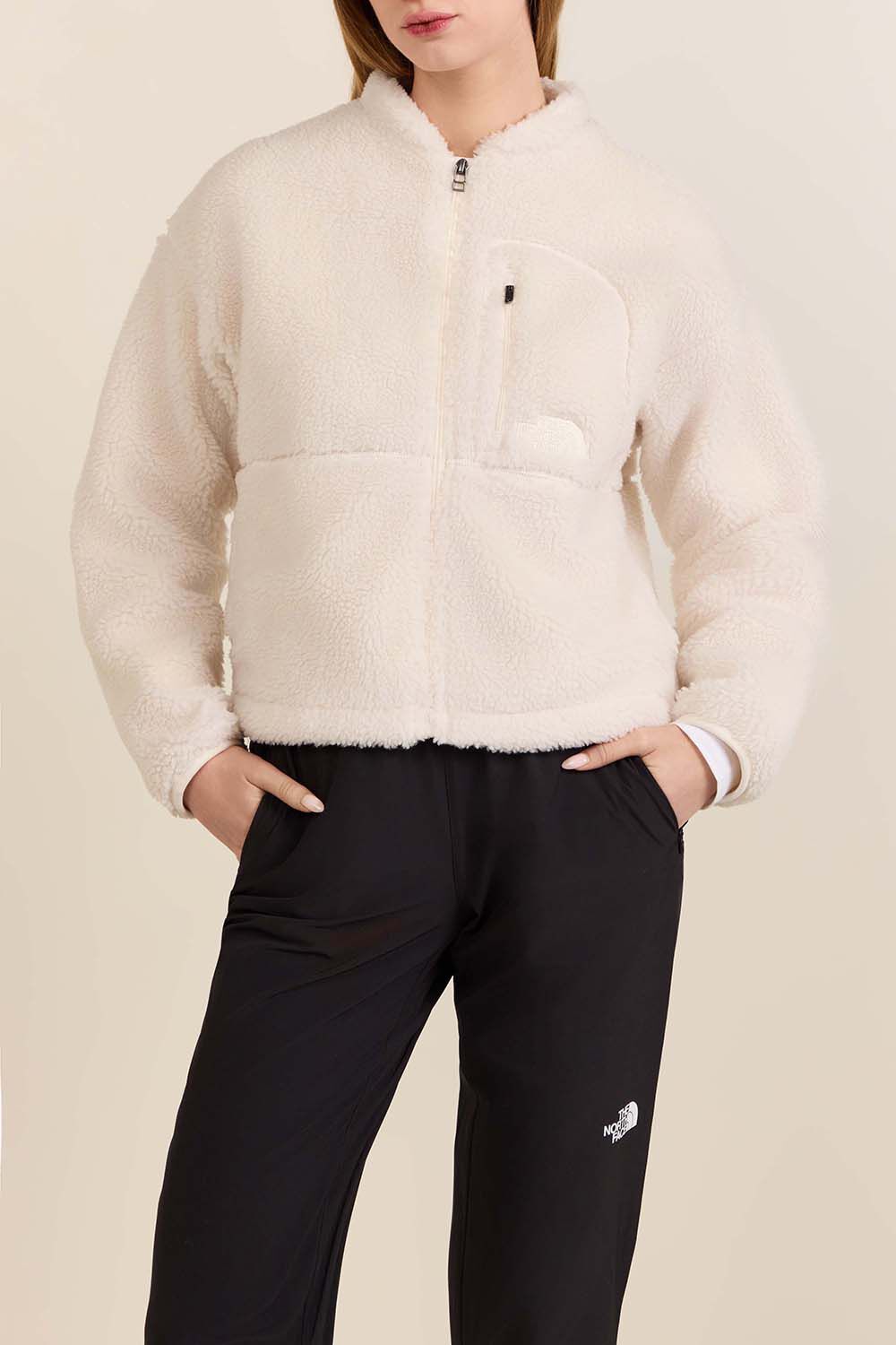 THE NORTH FACE ז'קט פליז בגזרה משוחררת