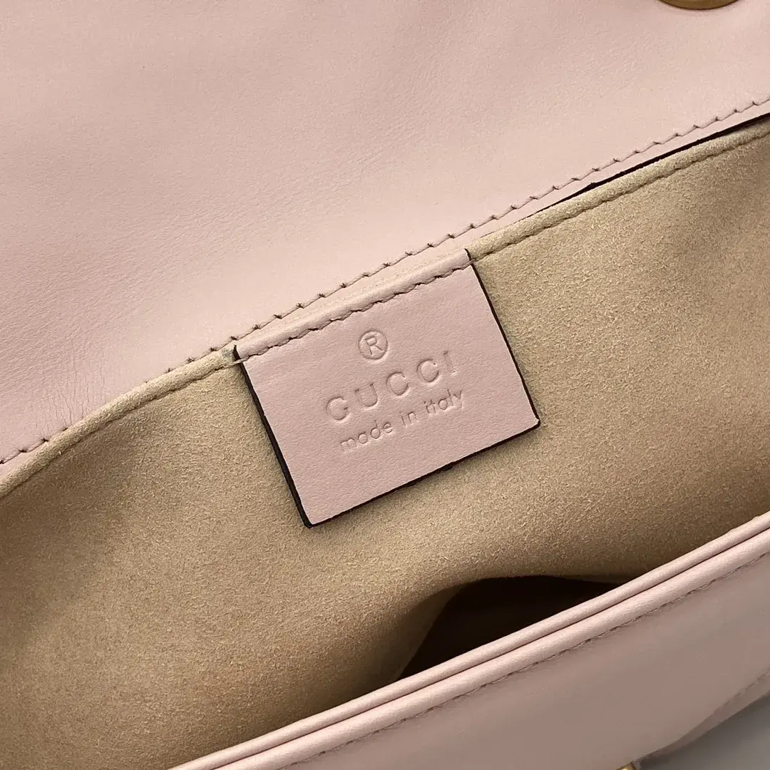 Gucci Marmont Pink GG Supreme Canvas Crossbody Bag product photo from LabelPicks