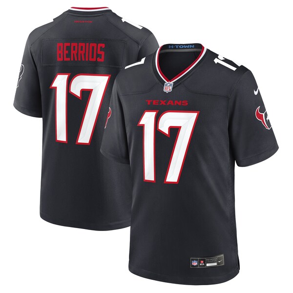 Braxton Berrios Houston Texans Nike Team Game Jersey -  Navy