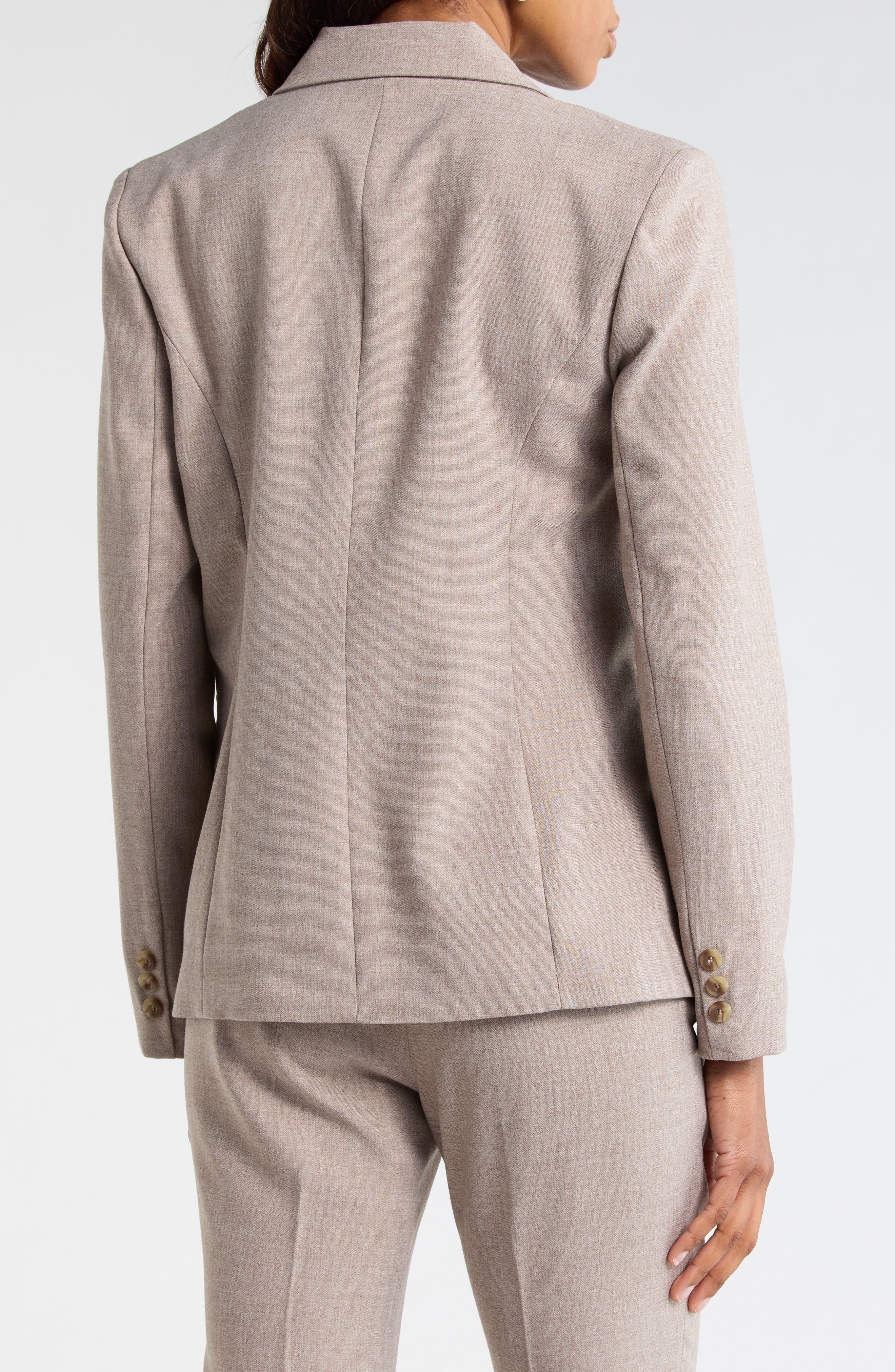 Amanda & Chelsea Oversize Heathered Blazer