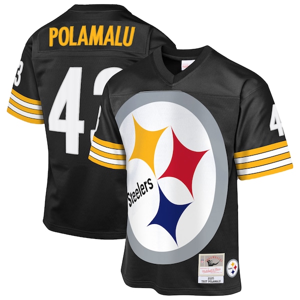Troy Polamalu Pittsburgh Steelers  Youth 2005 Throwback Fashion Jersey - Black