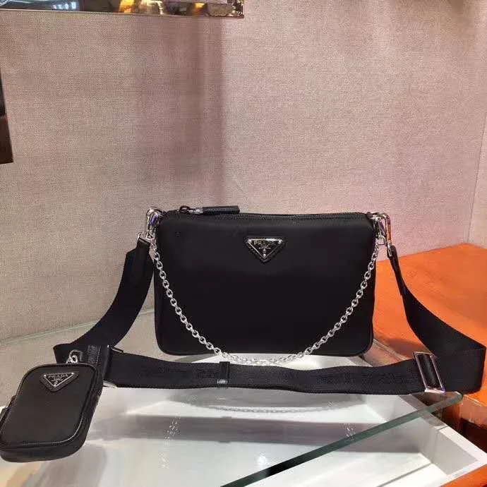 Prada Chain-Accented Shoulder Bag product photo from LabelPicks