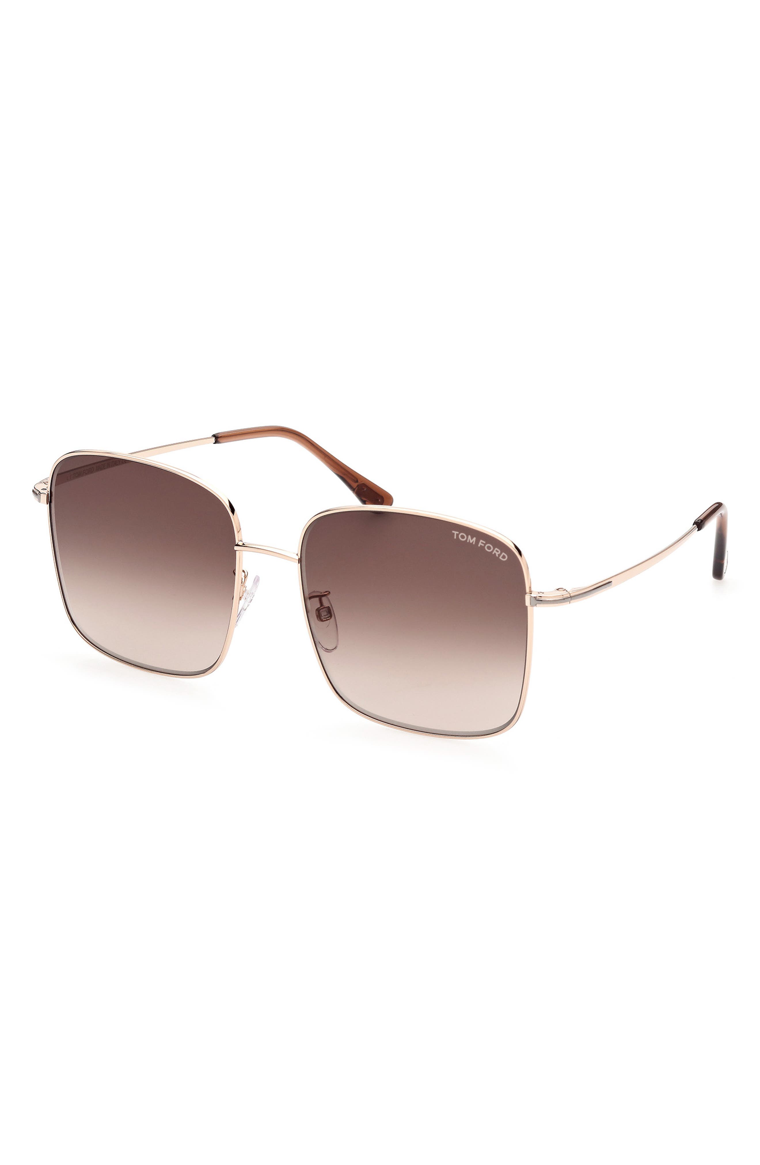 TOM FORD 59mm Square Sunglasses