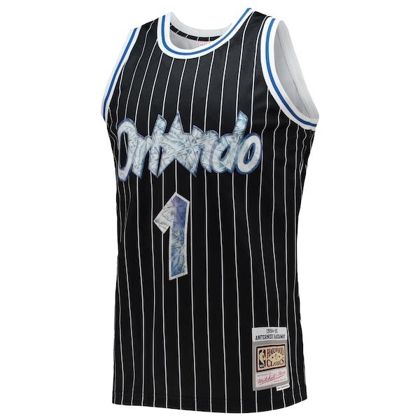 Penny Hardaway Orlando Magic 1996/97 Hardwood Classics NBA 75th Anniversary Diamond Swingman Jersey - Black