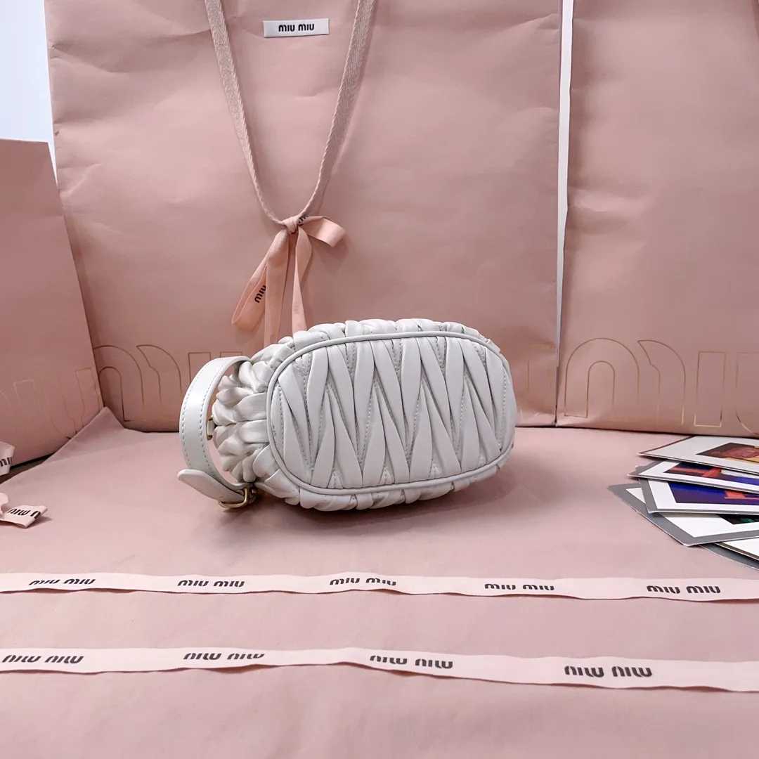 Miu Miu Matelasse Satin Shoulder Bag product photo from LabelPicks