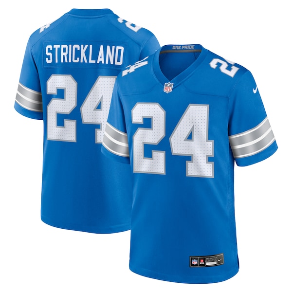 Loren Strickland Detroit Lions Nike Team Game Jersey -  Blue