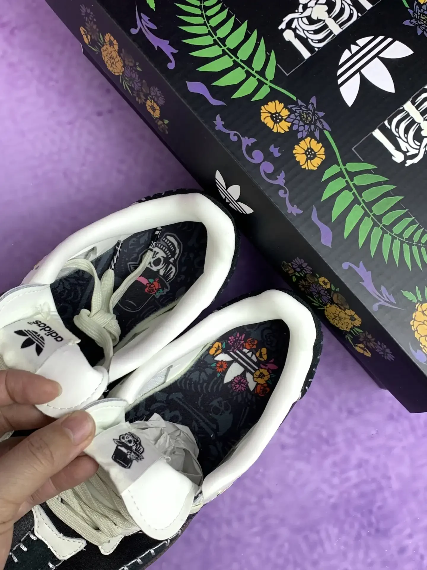 adidas Samba OG Día de Muertos Black Shoes product photo from LabelPicks