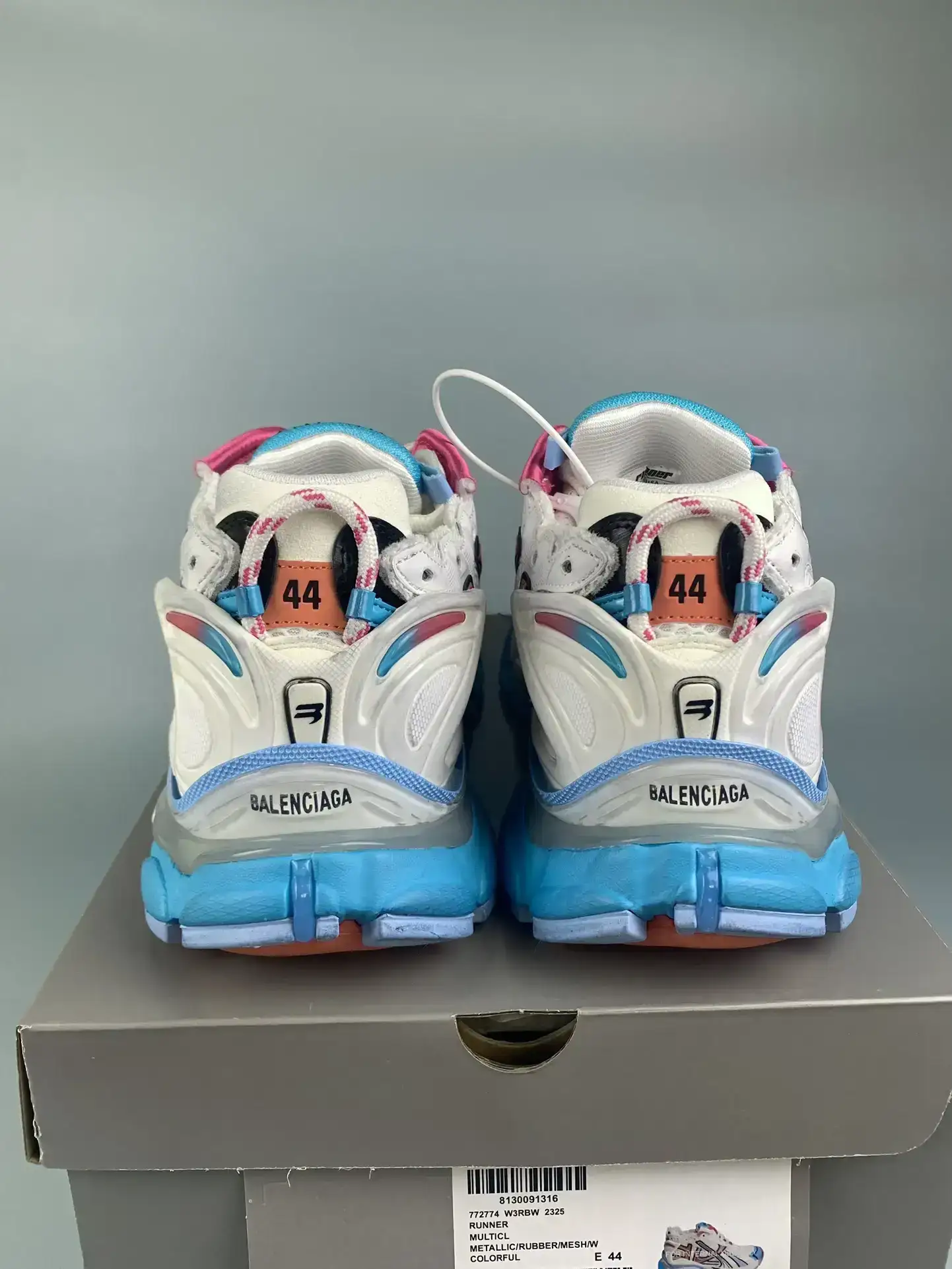 Runner Sneaker in White/Yellow/Pink/Blue product photo from LabelPicks