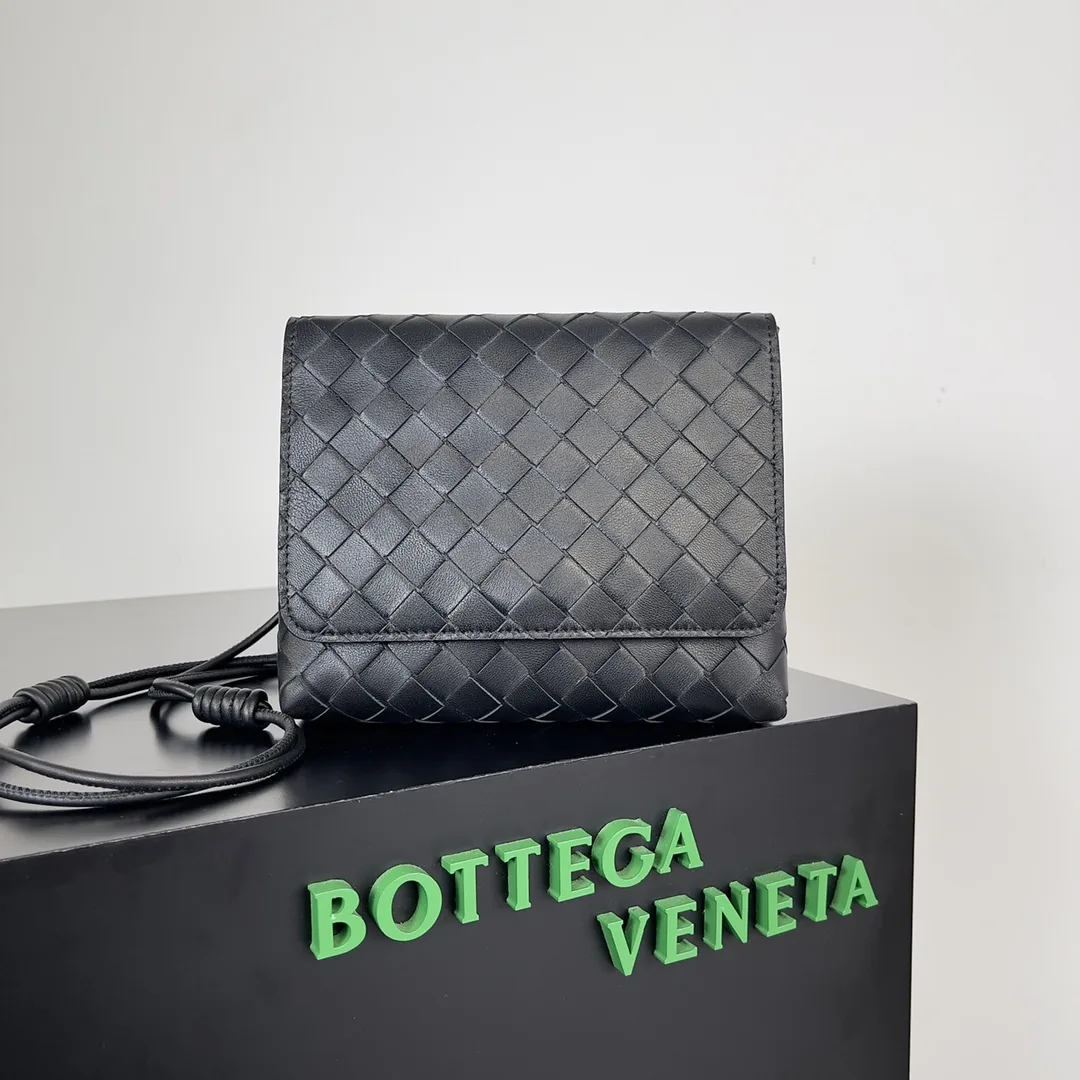 Bottega Veneta Intrecciato Woven Leather Crossbody Bag product photo from LabelPicks