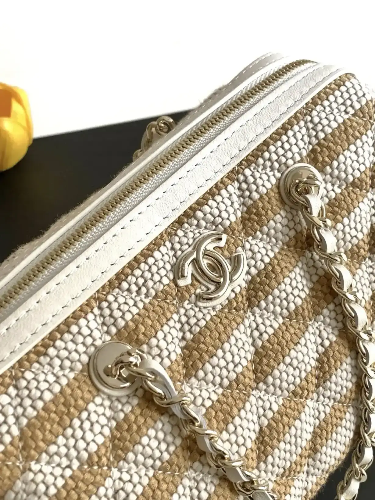 Chanel Straw Woven Top Handle Bag product photo from LabelPicks