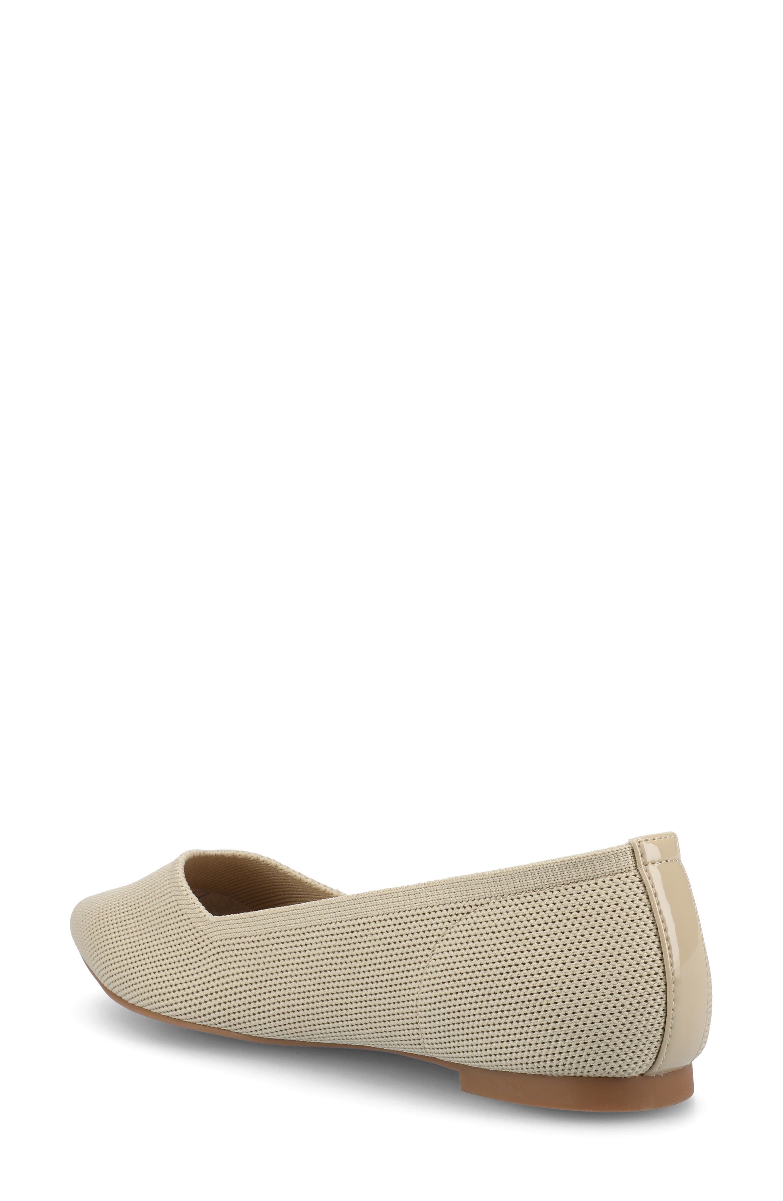 Journee Collection Minnah Knit Almond Toe Flat