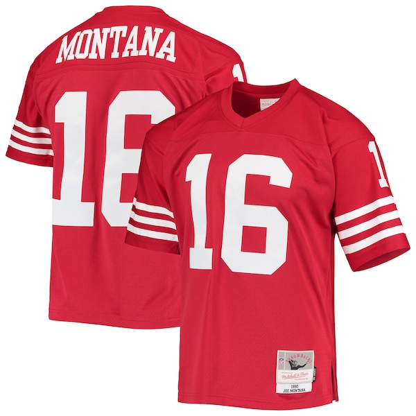 Joe Montana San Francisco 49ers Legacy Replica Jersey - Scarlet/White