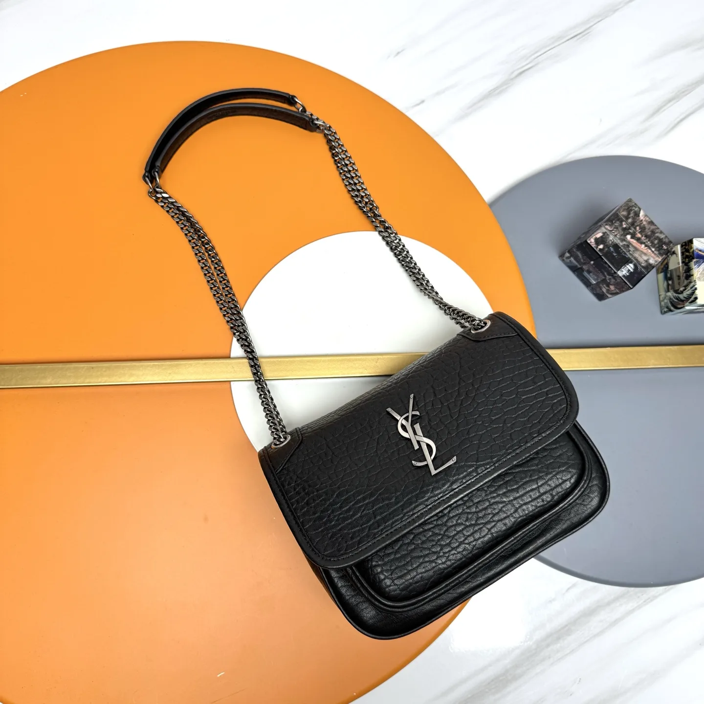 Saint Laurent Lambskin Niki Shoulder Bag product photo from LabelPicks