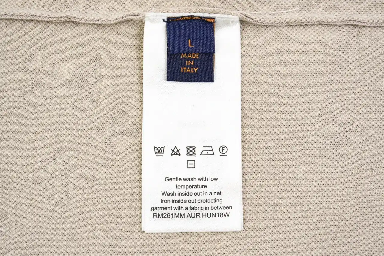 Louis Vuitton Beige Allover Jacquard Knit T-Shirt product photo from LabelPicks