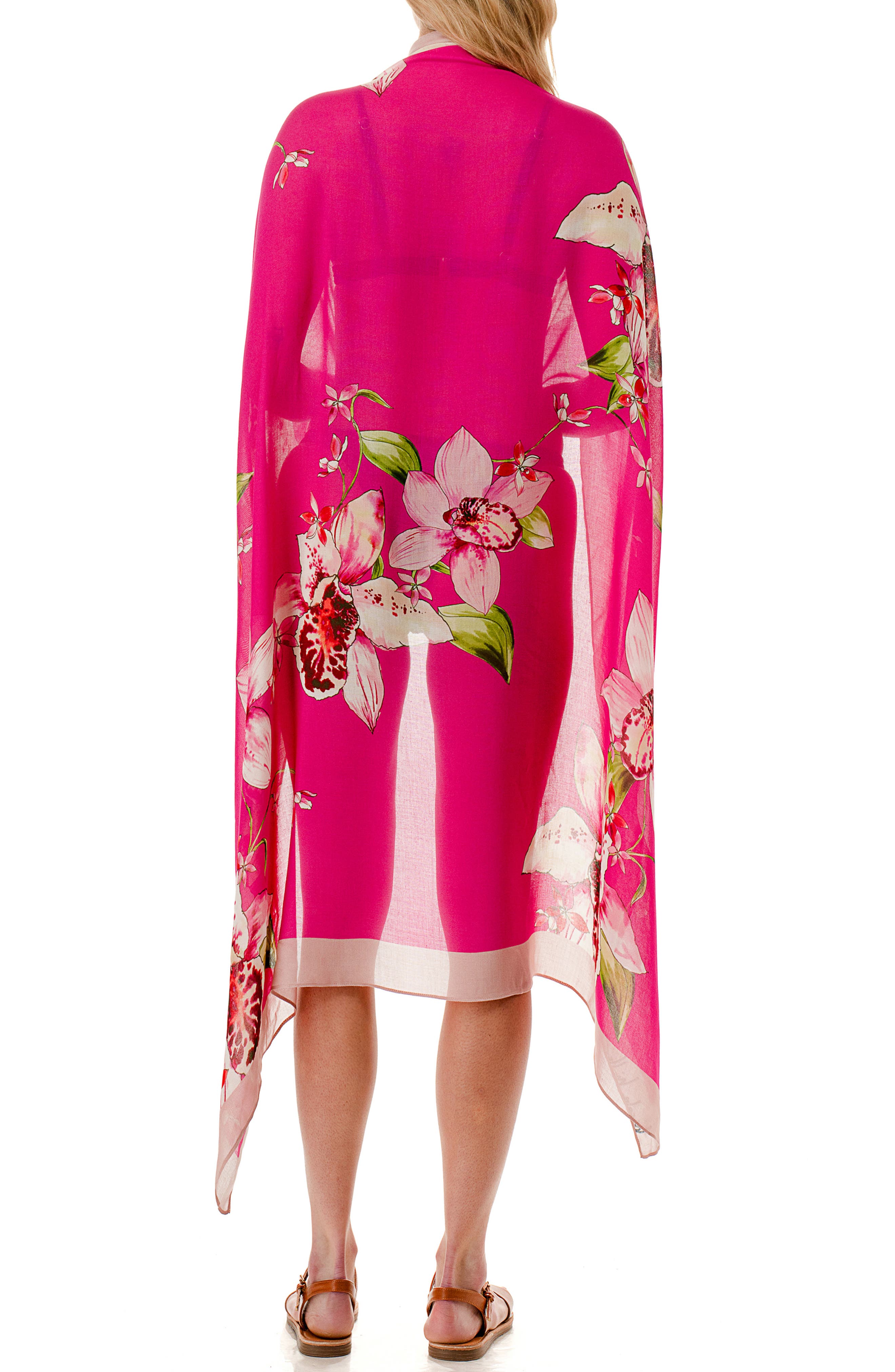 Nicole Miller Floral Print Sarong