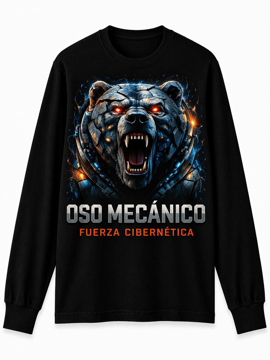 Remera Oso Mecánico | Streetwear Cyber Unisex