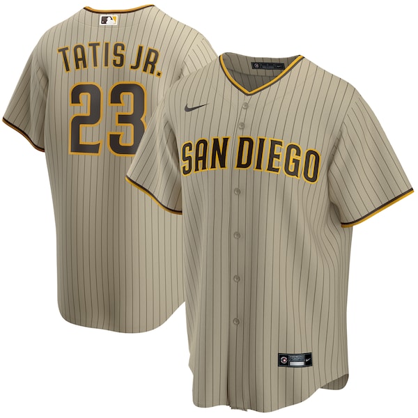 Fernando Tatis Jr. San Diego Padres Nike Alternate Replica Player Jersey - Tan/Brown/White