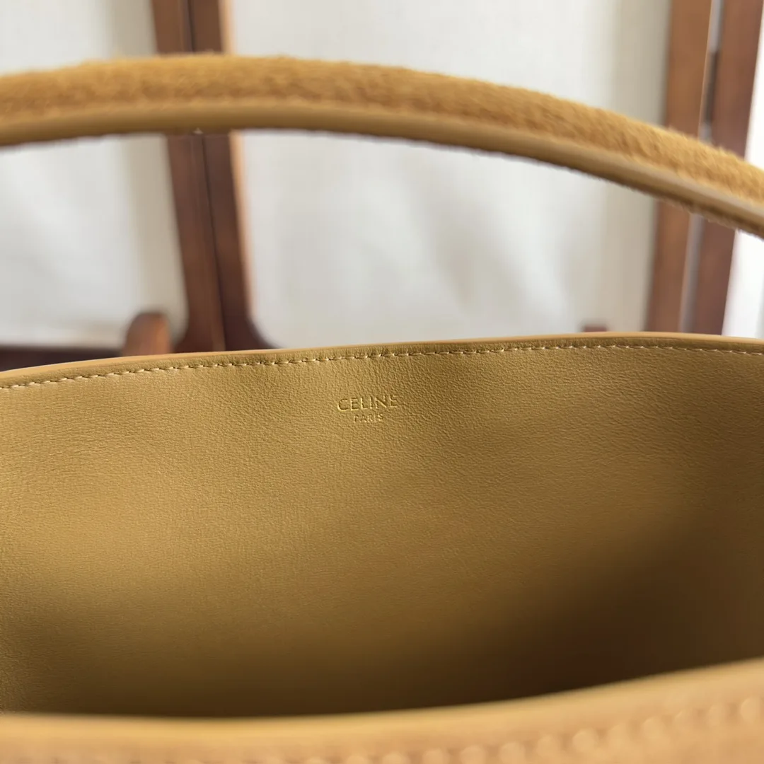 Celine Brown Louise Calfskin Bucket Bag product photo from LabelPicks