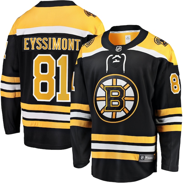 Michael Eyssimont Boston Bruins  Home Breakaway Jersey - Black