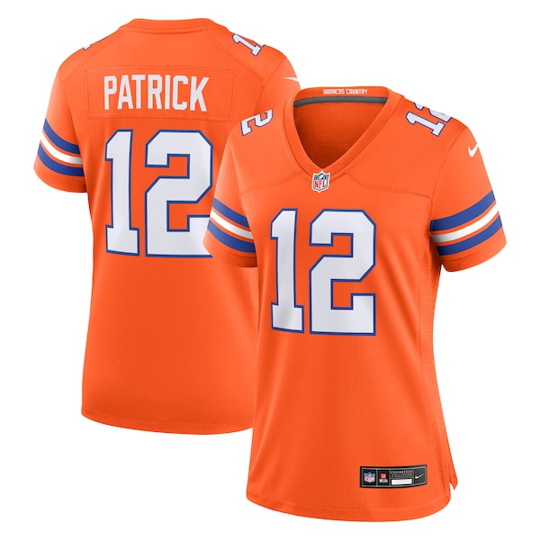 Tim Patrick Denver Broncos Nike Women's Mile High Collection 1977 Throwback Player Game Jersey - Orange
