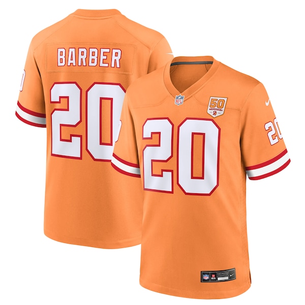 Ronde Barber  Tampa Bay Buccaneers Nike 50th Season Game Jersey - Creamsicle