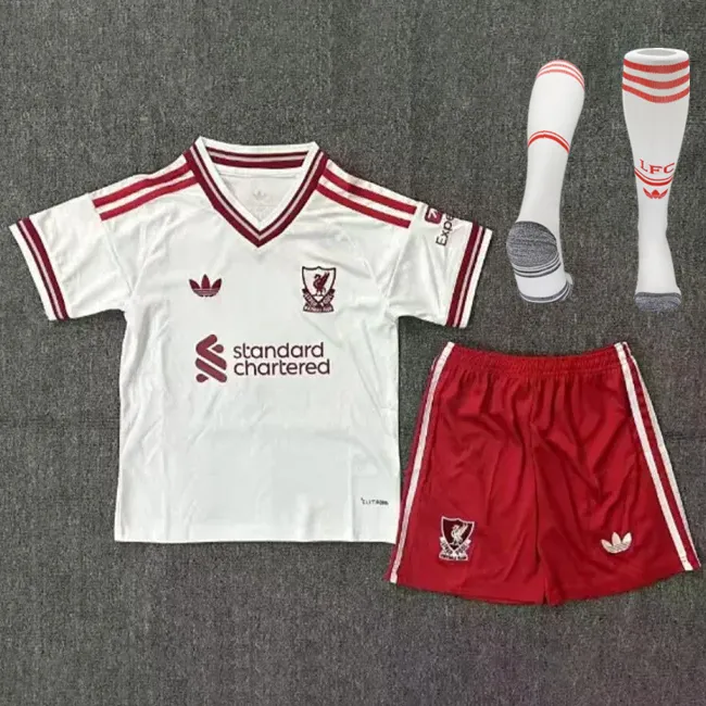 Kids Liverpool Away Jersey Suit & Socks 26/27